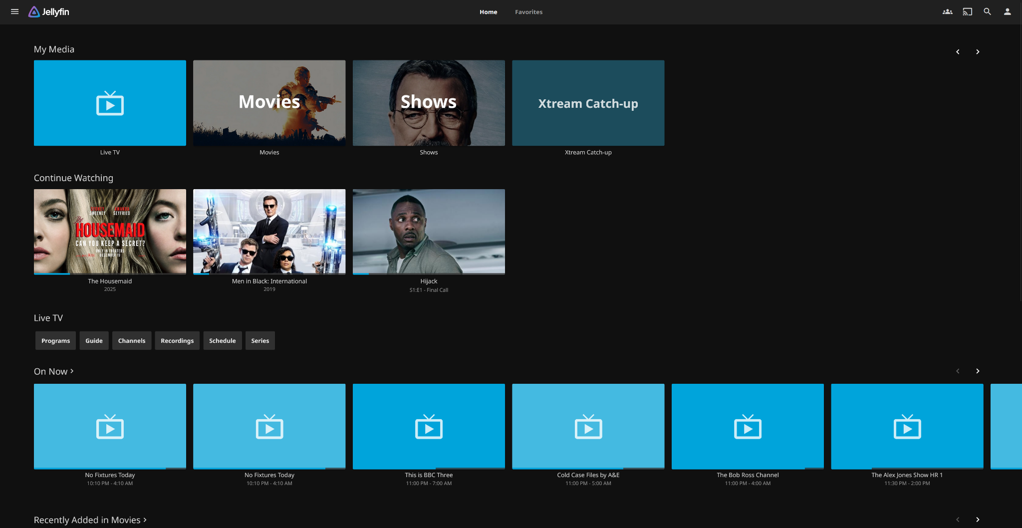 Jellyfin UI Screenshot
